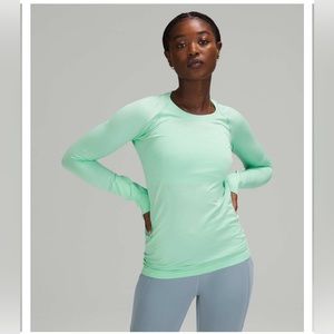 Lululemon Swiftly Tech Long Sleeve 2.0 - Wild Mint size 8